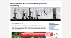 Desktop Screenshot of hochseilgarten-neckargemuend.de