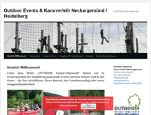 Tablet Screenshot of hochseilgarten-neckargemuend.de